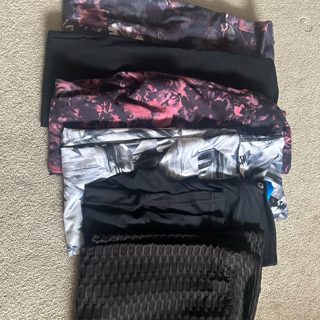 Workout Tights Leggings Active Wear 90 Degrees Marika Brand 6 In Total